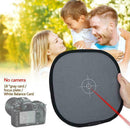 30cm 18% Gray + Pure White Balance Focus Folding Gray Card Face Double R1D9