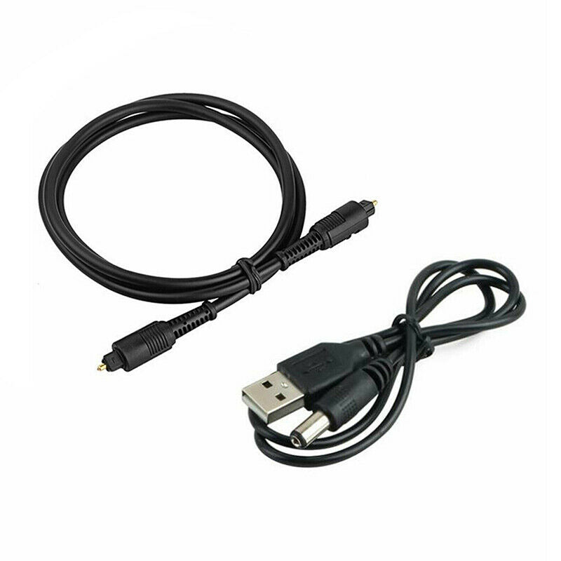 Digital to Analog Audio Converter Coaxial Optical Toslink RCA LR Adapter Black