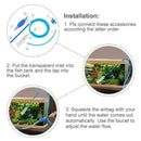 Fish Tank Gravel Cleaner - Aquarium Cleaning Pump Kit for Fish Tank, with L I7O5