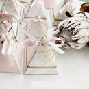 Europe Triangular Pyramid Style Candy Box Wedding Favors Party Supplies Pap