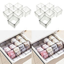 12pcs DIY Household / Kitchen Plastic Drawer Divider Drawer Storage Shelves for