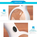 Magnifier,Handheld Magnifier with 14 Led Lights,Dimmable Magnifing Glass fo U4H7
