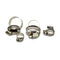 60pcs Stainless Steel Hose Clamp 6-38mm Range Worm Gear Fuel Line Clamp K1B