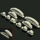 10Pcs White Cord Clips Desk Tidy Wire USB Charger Cable Holder Organiser New
