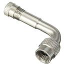 2 Tyre Valve Extension Adaptor Motorcycle Car Tire Stem Extender 90 Degree  D4O1