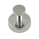1pc Stainless Steel Single Coat Hook Round Base Cloth Hanger Bathroom Tools