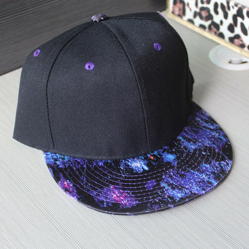 New Men's Fashion Bboy Brim Adjustable Baseball Cap Snapback Hip-hop Hat