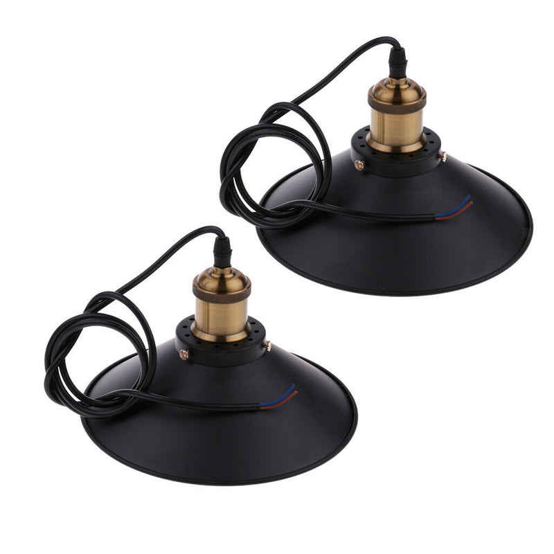 2pcs Industrial Chandelier Shade Cover Ceiling Light Cover Pendant Lampshade for