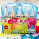 5 Colors Non Toxic Fabric Textile Tie Dye Kit Rubber Band Permanent Paint Craft
