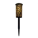 Star Moon Solar LED Iron Art Lantern Light Garden Yard Outdoor Decor Lamp A