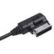 Black Car Stereo Music Plug Bluetooth AMI Audio Cable For Audi Q5 Q7 A4L