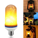 4 Modes G-Sensor LED Flicker Flame Fire Effect Light Bulb E27 Christmas Decor