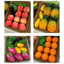 Bread Basket 2Pcs Rectangle Imitation Rattan Woven Storage Basket For Fruit