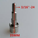 Stainless Steel Scuba Dive Tank Valve Spindle/Stem Rubber O-ring Type Nitrox
