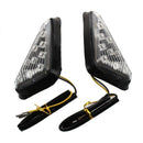 2 PCS LED Indicators Lamp Yellow Motorcycle Flasher Light