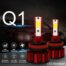 1X H11 H9 H8 Car Led Headlight Kit Headlights High Beam 6000K HID Fog Bu HKE