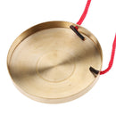 21cm Hand Gong Copper Cymbals with Wooden Stick Percussion Kids Music Toys