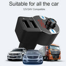 HK203 Car FM Transmitter Bluetooth Handsfree MP3 Player Dual USB Charger