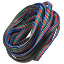 4 Pin Wire Extension Connector Cable Cord For LED RGB Strip 3528 5050 Conne A7W4