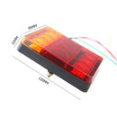 1 Pair Car Truck 8LED Tail Warning Lights Rear Lamps Waterproof Tailight