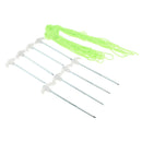 Outdoor Camping Tent Stakes Tent Pegs Tent Nail Accessories with Wind Rope C