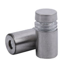 Stainless Steel Advertisement Screws Glass Standoff 12x20mm 10 Pcs I5F2