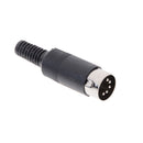5pcs DIN male Plug 5 Pin Connector with Plastic Handle Adapters Cables  OZ FT