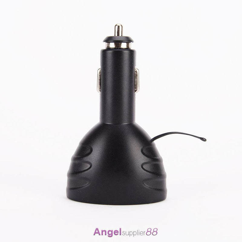 3in1 Car Digital LED Thermometer Dual USB Charger Cigarette Voltmeter 12V/24V