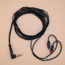 Upgrade Cable for ATH-IM01/02/03/04/IM50/70 Earphone Inline Mic Remote Audio