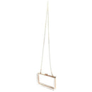 Women Cute Clear Acrylic Box Clutch Crossbody Purse Evening Bag E7E1