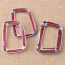 3pcs chrome ABS Seat Headrest Button Cover Trim fit for BMW 5 Series G30 2018