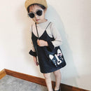 Cute Dog Children Handbag Girl Shoulder Bag Baby PU Leather Crossbody Purse