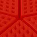 5 round heart-shaped waffle biscuit grade silicone cake mold oven microwave o BX