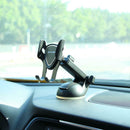 Black Car Phone Suction Cup Adjustable Mounting Bracket For Smartphones EDB