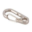 Aluminum Alloy Key Chain Ring Key Fob with Mini Spring EDCGEAR Buckle Clip  Y8I6