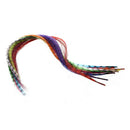 10 Strands Hair Extensions Hairpiece Spring + Microrings K4D4