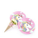 10x unicorn plates kids birthday baby shower party decor unicorn paper dishes JR