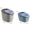 Pink New Storage Box Plastic Sealed Container Rice Dried Food Cereal Dispen