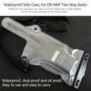 Waterproof Sets Case Bag for Handheld CB HAM Two Way Radio Walkie Talkie
