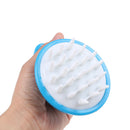 Silicone Shampoo Brush Hair Scalp Cleansing Massage Brush Soft Silicone Comb`3C