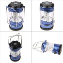 Adjustable LED Light Hiking Bivouac Camping Lantern Tent Lamp with Compass A