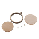 Mini Round Wooden Embroidery Hoop Racks For Accessories