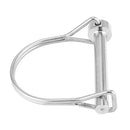 New 5x50mm 316 SS Locking Pin Safety Coupler Pin For Vehicle Marine Hardware