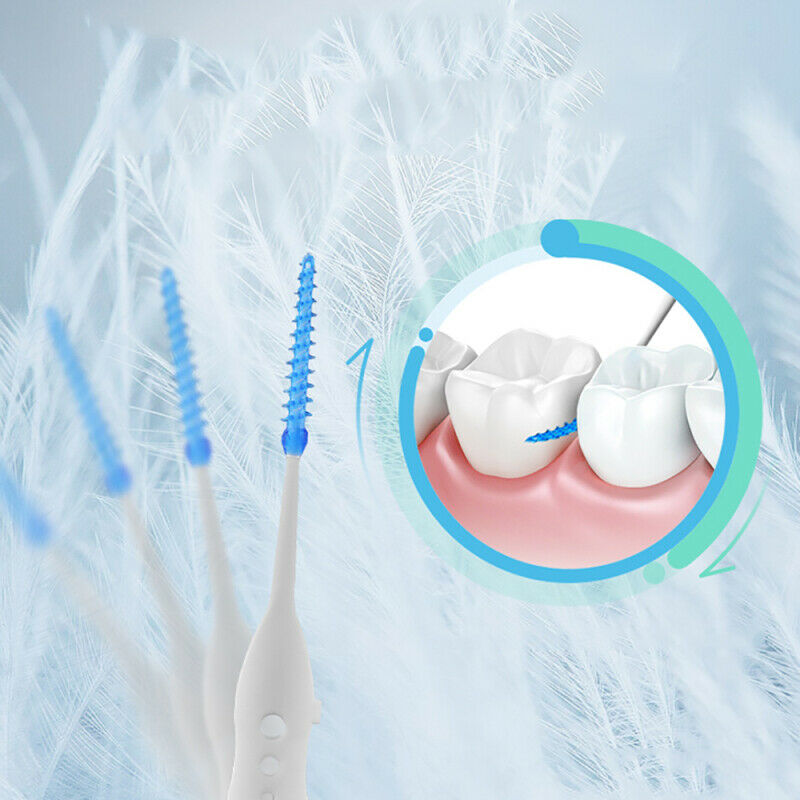 Interdental Dental Floss Dental Toothpick Tool 80p Soft Cleaning ghh JGI