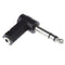 10x6.35mm to 3.5mm 1/8" Male Mono Jack 90 Degree Audio Connector Adapter