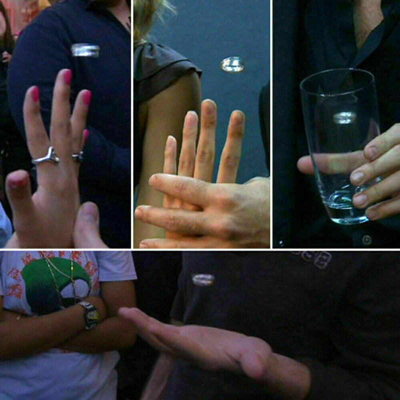 Strong Magnetic Ring Props Floating Invisible Metal Ma Toys T4Q9 Stage Ment I8V6