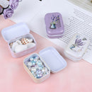 Lavender mini tin box Sealed jar packing boxes jewelry candy box small storag OZ