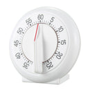 60 Minute Mechanical Wind-Up Timer - White