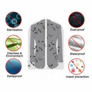 Garment Hanging Bag, Clear Garment Bag Moth-Proof Covers 36-inch Clothes St Y4J5