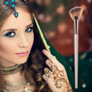 Pro Wood Handle Makeup Brush Powder Face Cosmetic Pen (Small Fan Brush) A